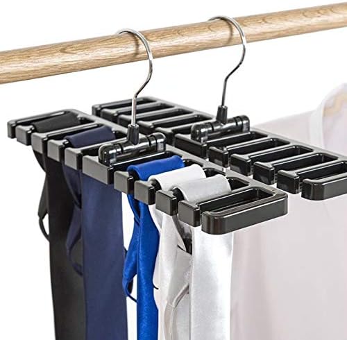 UXZDX Мултифукционален решетка за складирање на решетката за складирање, ротирачки врски држач за гардероба за гардероба држач за складирање