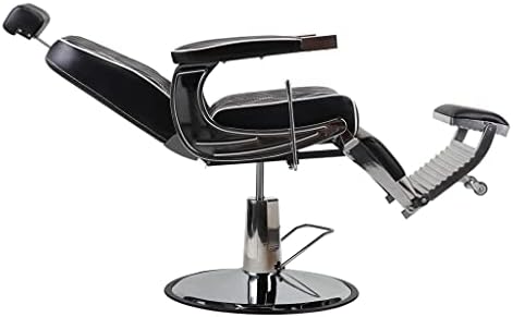MGWYE лекуваше стол за стол на бербер хидрауличен салон со прилагодлив потпирач за глава и тешка база за сечење на косата