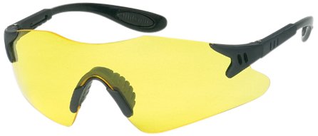 Слободна ракавица и безбедност 1738bm Провизигард заштитени очила, леќи со сино огледало, црна рамка