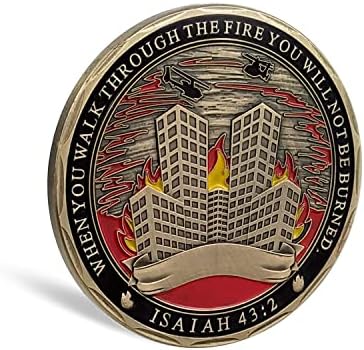 Пожарникарската Сала Атскск Предизвик Монета Пожарникар Спасување Монета