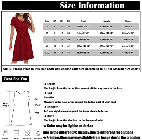 Fragarn летни фустани за жени 2023 плажа секси, женска модна обична цврста боја во џеб, фустан со краток ракав за кратки ракави