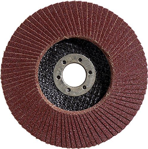 Bosch 2608603655 K120 Angulated Flap Disc за метал, 0 V, црна/црвена, 115 mm