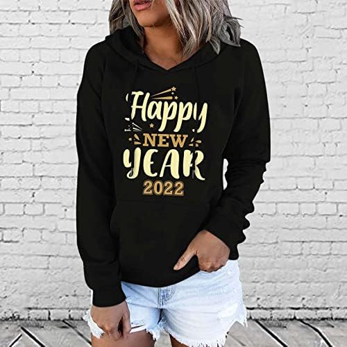 2022 година, женски обичен Божиќ, печатен џемпер со долги ракави, џемпери врвни дами жени руно кошула