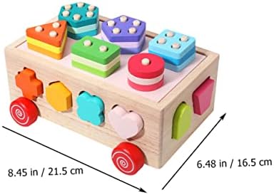 Тојандона 1 Поставете Соодветни Градежни Блокови Играчки Загатка Играчки Играчки За Деца Детски Спортски Играчки Облик Блок Количка