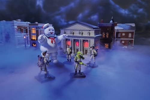 Оддел 56 Ghostbusters селски додатоци г -дин Stay Puft Marshmallow Man Figurine, 6,77 инчи, повеќебојни