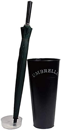 Држач за чадор на whlmyh, штанд со чадор, железна уметност креативна лента за капење долга/кратка чадор решетка, а