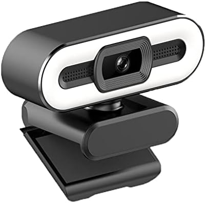 BHVXW 2k Веб Камера Со МИКРОФОН USB Веб Камера Со Прстен Светло Led Компјутерска Камера За Зумирање Видео Конференции КОМПЈУТЕР ЛАПТОП