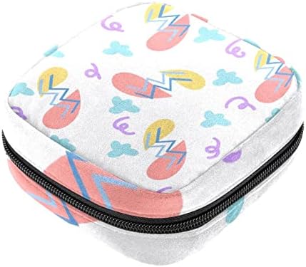 Торба за период на санитарна салфетка, санитарна торба за женски подлога санитарна подлога торбички за девојчиња жени дами, цртан