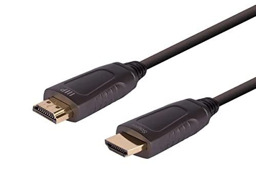 Моноприс АВ 8К Активен HDMI Кабел - 49 Стапки Ултра Голема Брзина, Сертифициран HDMI 2.1, Aoc-SlimRun Серија