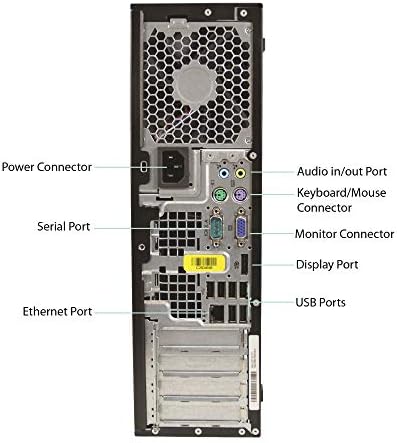 HP Prodesk 6200 реновиран десктоп компјутер, Intel Core i5, 8 GB меморија, погон на цврста состојба од 256 GB, Windows 10, OD2-0252