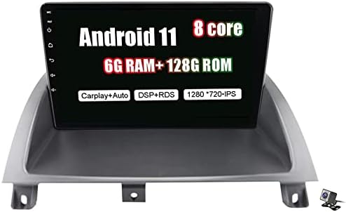 Plokm 9 Екран На Допир Android 11 Автомобил Стерео, Carplay RDS Am Автомобил Радио ЗА Mg3 2010- Поддршка За Контрола На Воланот DAB+