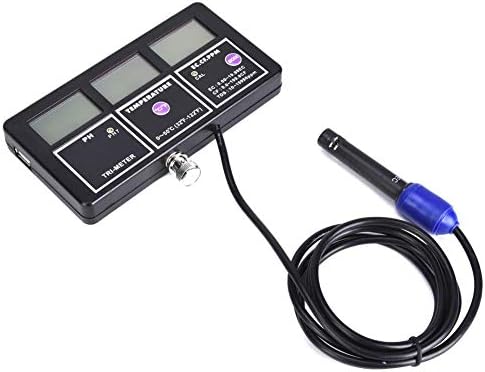 Hilitand 5 на 1 pH метар мулти параметар EC PH CF температура TDS Meter Tester Tester Monitor, за вода, храна, аквариум, лабораторија