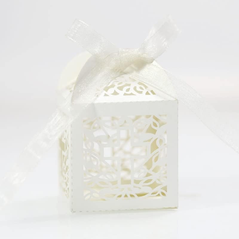 100/50/10 парчиња кутии за бонбони кутии за подароци роденден прва причест крштевајќи свадба декор