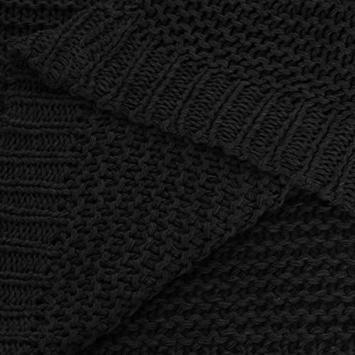 Cardенски кардигани есен зимски долг ракав отворен предниот дел на гроздобер плетени кардиган џемпери, обична тенка кимоно надворешна