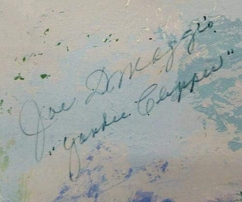 Dimо ДиМаџо Лерој Нејман го потпиша литографот на уметникот „Димаџо“. ЈСА - Автограмска МЛБ уметност