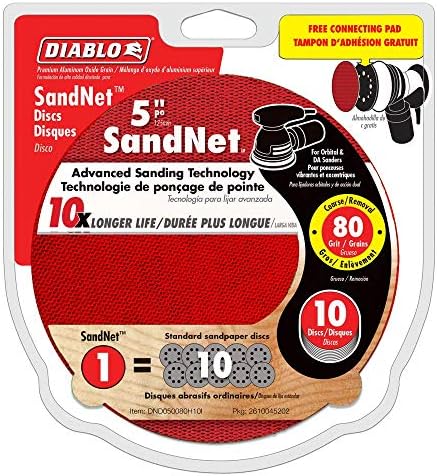 Diablo Sandnet 80 Grit Barding Disc - DND050080H10i