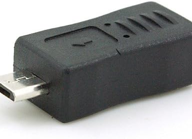Micro USB 2.0 машки до мини USB 2.0 адаптер за приклучок за конектор за женски конвертор