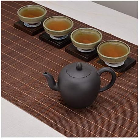 N/A црн кал чајник чајник чајник за убавина чај чај чајник рачно занаетчиски пијалок кинески стил пијалок вода вкус чај ​​занает е исклучителен