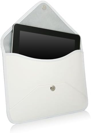 Boxwave Case Компатибилен со LG G PAD 8.3 - Елита кожна торбичка за месинџер, синтетички кожен покритие дизајн на пликови за LG