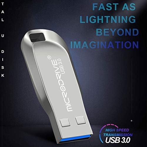 LUNCA 128GB USB 3.0 Мода Голема Брзина Метал Ротирачки U Диск Лесен За употреба