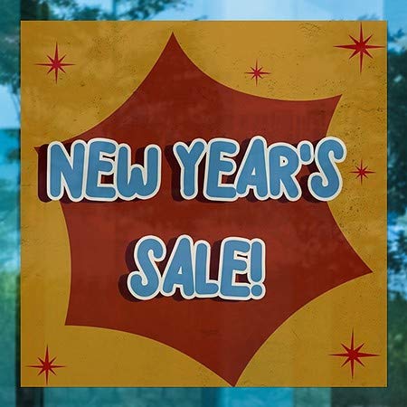 CGSignLab | Новогодишна продажба -Носталгија пукна Врвот на прозорецот | 24 x24