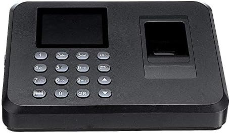 Машина за посетеност на Теервер 2.4 инчен LCD екран дисплеј уред за англиски картички машина Проверете го читачот на отпечатоци за отпечатоци