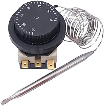 ONECM 1NC 1NO 250V/380V 16A 0-60 ℃ Контрола на температурата прекинувач на прекинувачот на температурата Капиларен термостат контролиран