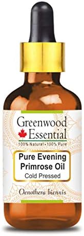 Зелено дрво есенцијално чисто вечер масло од примароза со стаклено капнување природна терапевтска оценка ладно притиснато за лична нега 10мл