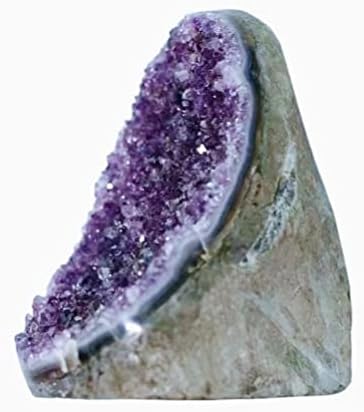 Моќен длабок виолетова аметист кластер кристал на екстремни карпи и фосили кристали длабоко виолетови кристали.geode од уругвај аметист