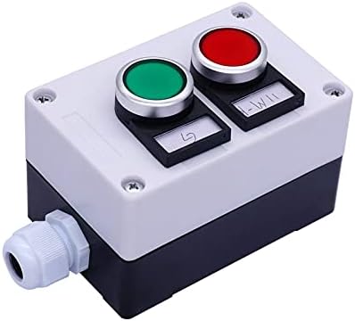 PCGV 22MM 10A 440V 1NO 1NC Црвен зелен знак Моментно копче на копчето за прекинувачи на копчето за прекинувачи на копчето за прекинувачи