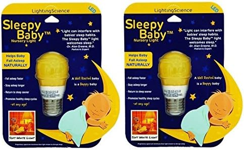 Заспано бебе LED расадник светло - среќно бебе, среќни родители - 2 пакувања