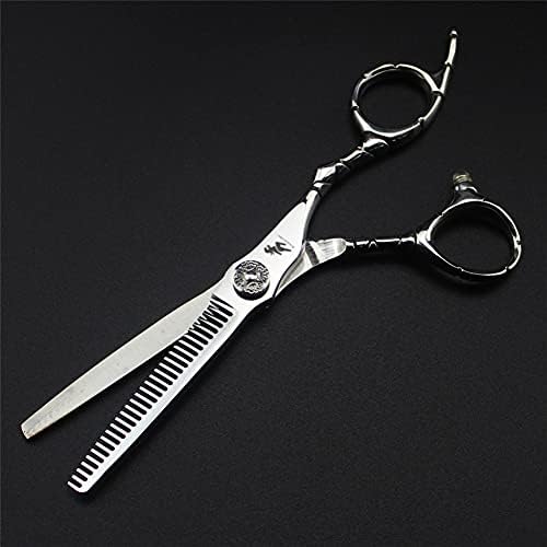 Комплет за сечење коса XJPB, квалитетни ножици за фризури Барбер/салон/домашен комплет за слабеење на ножици, 5 фризерски ножици, 6.0inch,
