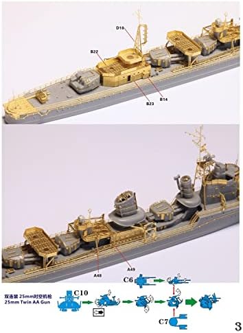 Пет starвездички модел FSM710303 1/700 Втора светска војна Јапонска морнарица Близјард уништувач Специјални типови уништувач