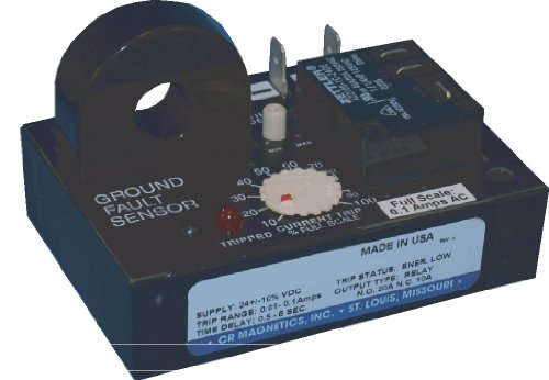 CR Магнетика CR7310-LH-24D-660-B-CD-trc-I Сензор За Заземјување Реле Со Оптоизолиран Триак, Нула Премин и Внатрешен Трансформатор, 24
