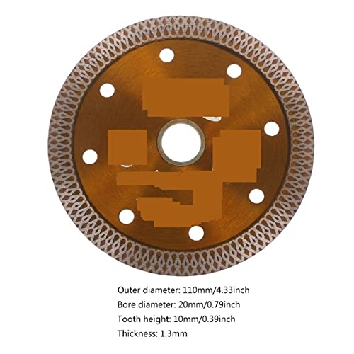 Мелење топло притиснато синтетирани пилиња од сечилото, турбо сечење диск, компатибилен со гранитни мермерни плочки керамика N11 19 тркало за