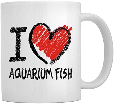 Teeburon сакам аквариум риба креда стил кригла 11 унци керамика