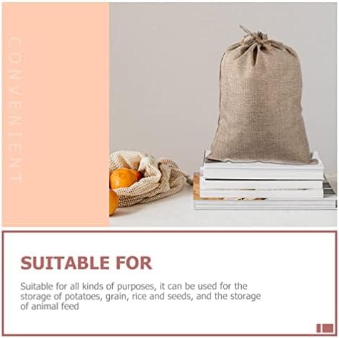 Ganazono органски памук ‌ produce‌ ‌bags: 6pcs ‌reusable‌ ‌canvas‌ quanstring‌ ‌‌sack‌ ‌kicken Плодовиот зеленчук за складирање на зеленчук