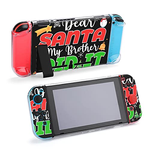 Заштита на заштитните куќи за Nintendos, Merry Christmas Switchs Console Console за анти-гребење со анти-гребење компјутер со