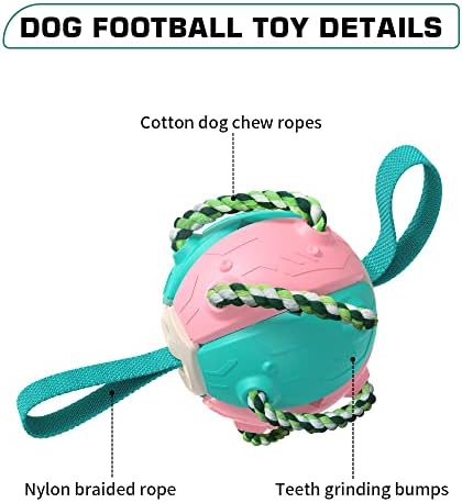 Фудбалски играчки за кучиња JTL-ADMCW, кучиња воени играчки, подароци за роденден на кученца, вода интерактивни играчки кучиња