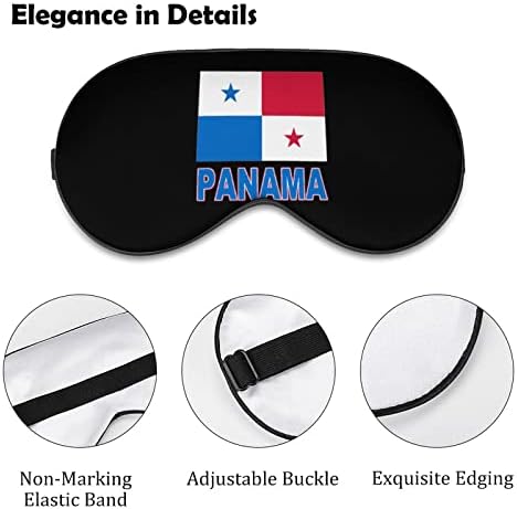 Гордост на Панама - Панаманијанско знаме за спиење маска за очи, симпатична слепи очи, ја опфаќа подароците за очила за жени