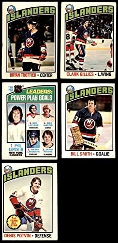 1976-77 О-Пи-Чи Тимот На Њујорк Ајлендерс Постави 3.5-ВГ+ - Непотпишани Хокеарски Картички