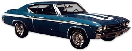 Замена на Chevelle Phoenix Graphix за 1969 Chevrolet yenko Syc Decals & Stripes комплет - црна