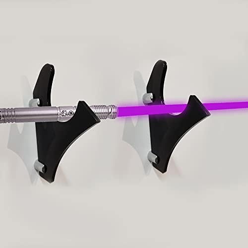lightsaber wallид монтирање на акрилик дисплеј светлосен столб за меч, монтиран меч, приказ на светлосна плоча за складирање на светла, монтиран