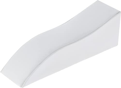 Плимор бела фаукс кожна нараквица рампа за приказ, 2 w x 6.125 d x 2,5 ч