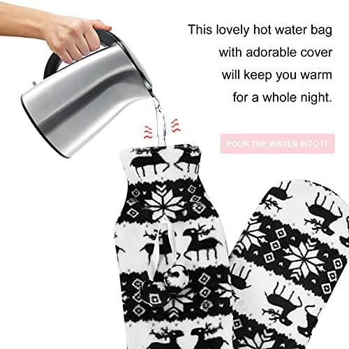 Toddmomy 3 поставува потопло класичен за кадифен шишиња топол грб врат преносен долг капак со водни нозе девојки топло плетено