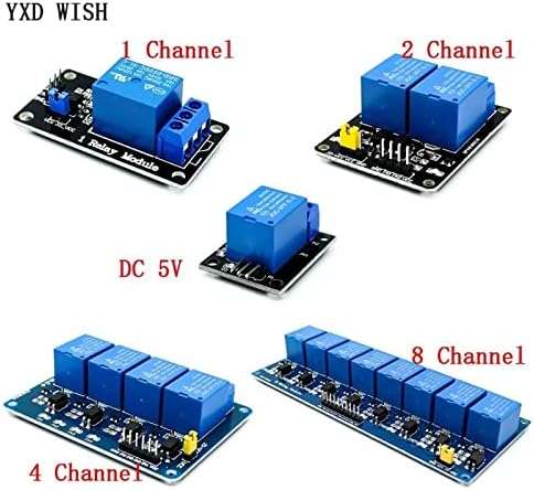 ILAME 5V 1 2 4 8 Модул за реле за канали со реле за OptoCoupler 5 V излез 1 2 4 8 Way Module за реле за експанзија табла
