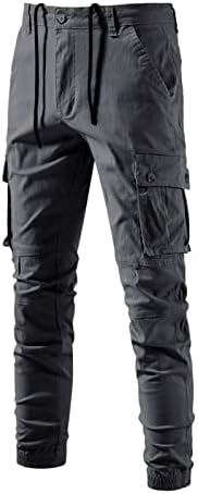 Мажите размавтаат џеб влечење еластични панталони за товар на половината, лесен тактички пантолона за пешачење со џогер класично