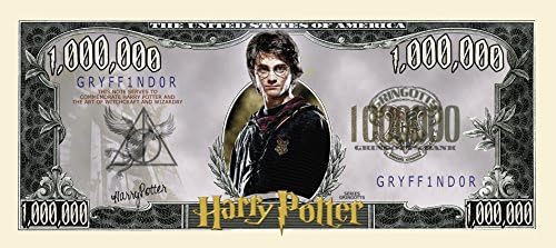 Американски уметнички класици пакет од 5 - Хари Потер Милион долари Бил - Најдобар подарок за навивачите на Хогвортс - одлично за употреба како