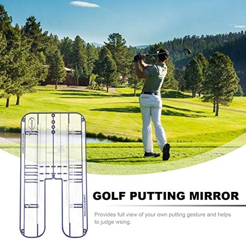 Besportble додатоци на отворено 1 Поставете голф ставајќи огледало за усогласување со ставање на Cup Combo преносен за обука за вртење