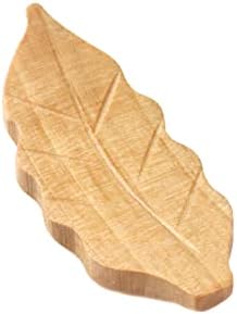 Hevstil 8-пакет дрвена лисја од форма на јадење, одмор, нож се потпира за одмор, сет, дрвени стапчиња за јадење, потпираат лажица